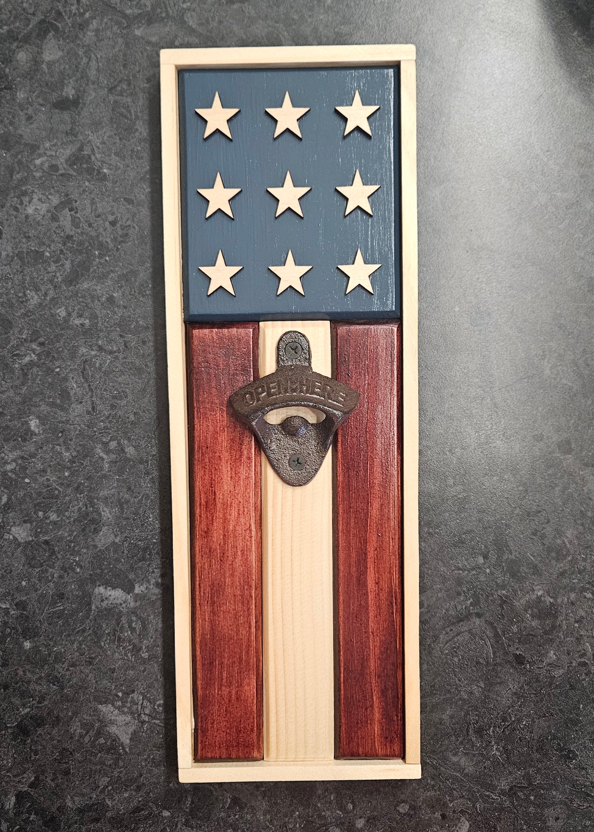 Handcrafted Patriotic Bottle Openers