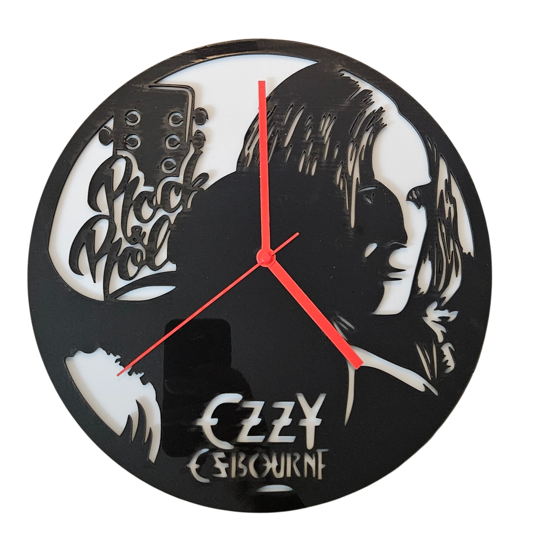 Ozzy Rock & Roll Clock