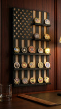 American Flag Challenge Coin Holder