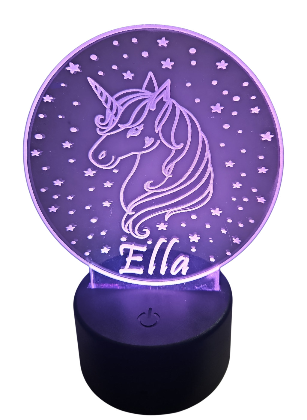 Acrylic Nightlight with Unicorn