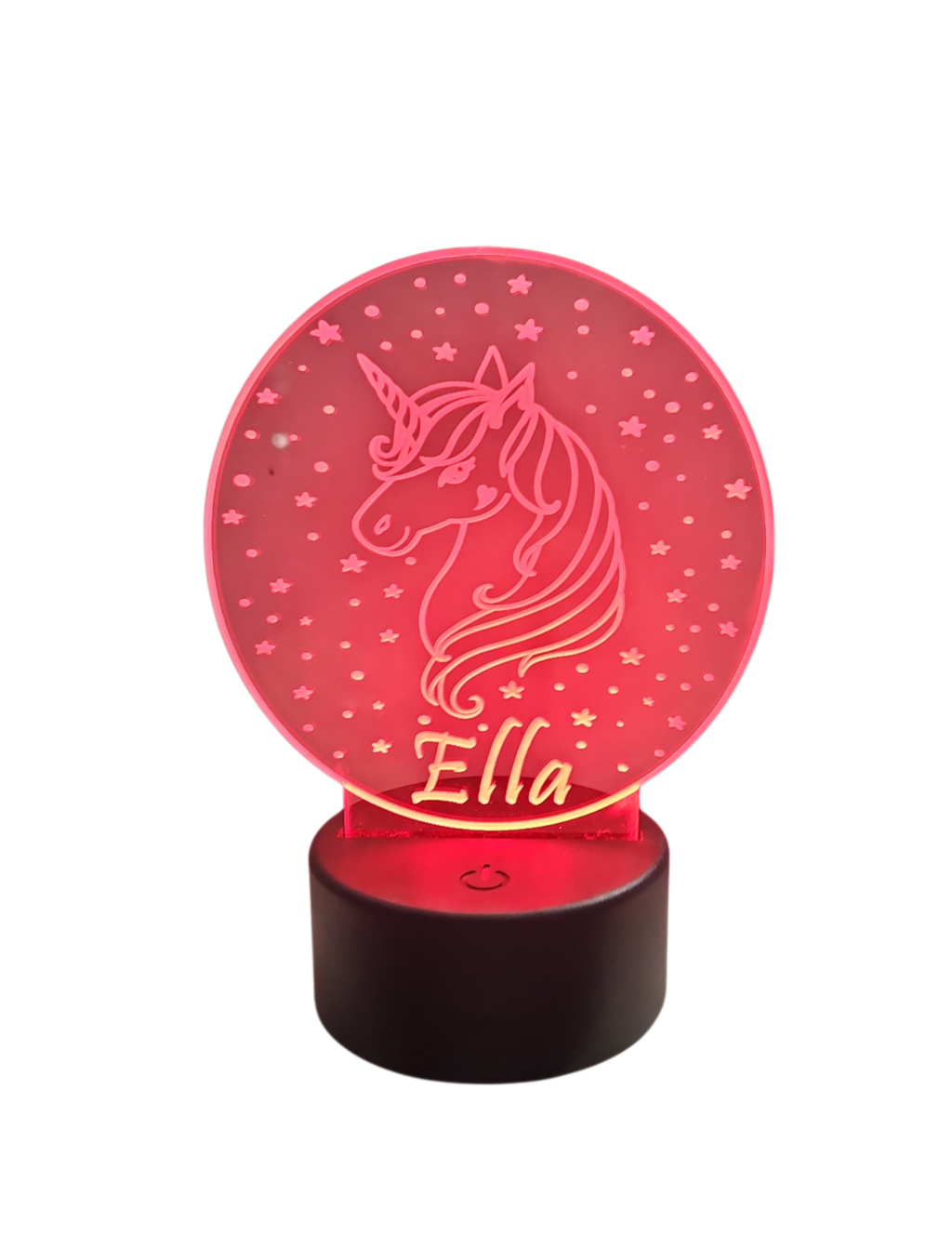 Acrylic Nightlight with Unicorn